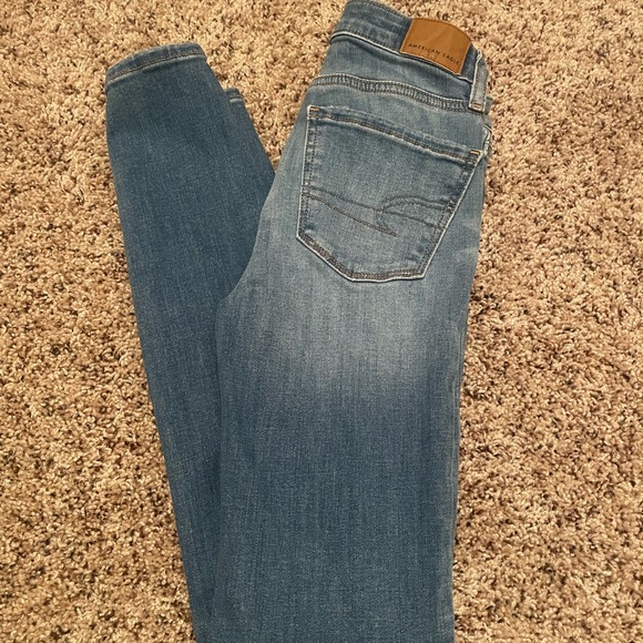American Eagle Next Level Patched High-Waisted Jegging Size000 Regular - Picture 3 of 5